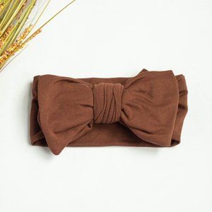 Luxury soft bamboo head wrap for newborn to toddler